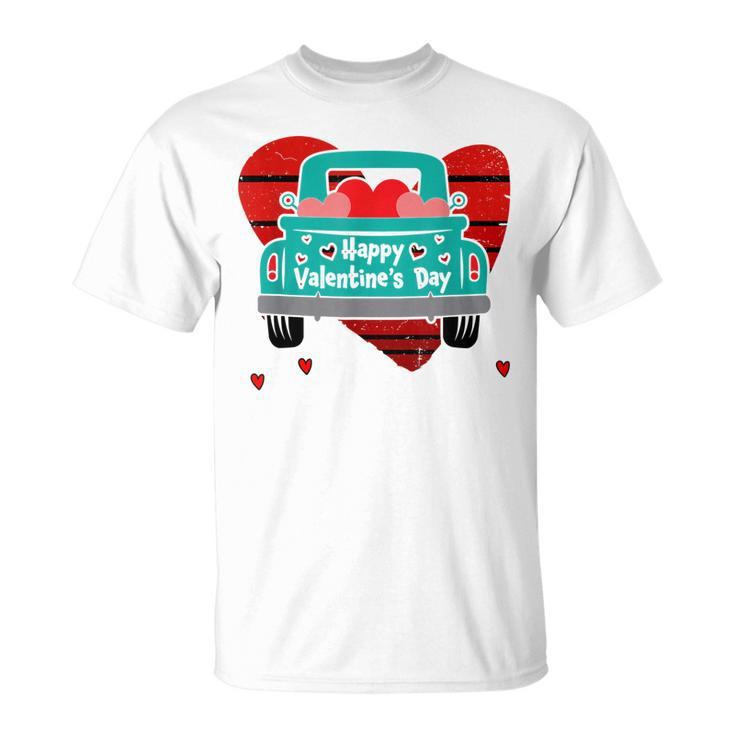 I Steal Hearts Garbage Truck Valentines Day Toddler Boys T-Shirt