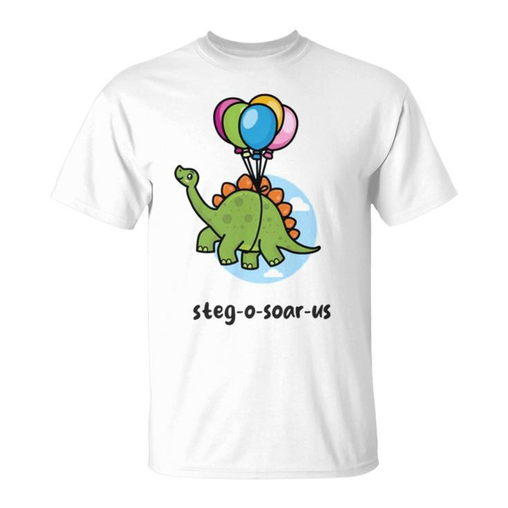 Steg O Soar Us On Light Colors Dinosaur Unisex T-Shirt
