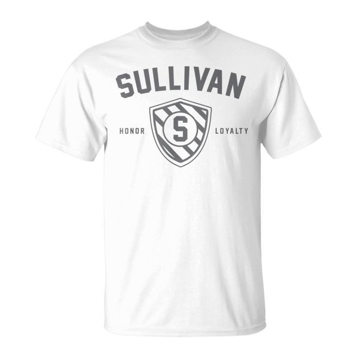 Sullivan Shield Last Name Crest Matching T-shirt