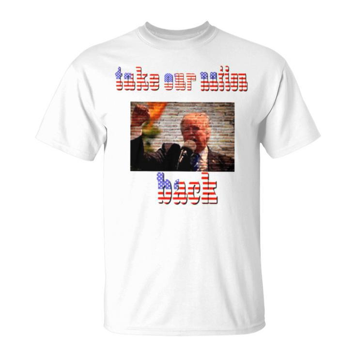 Take Our Nation Back Trump Usa Flag Unisex T-Shirt