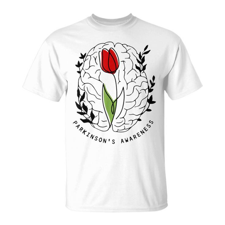 Tulip Parkinsons Awareness  Unisex T-Shirt