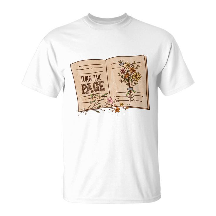 Turn The Page Reading Book Custom T-shirt