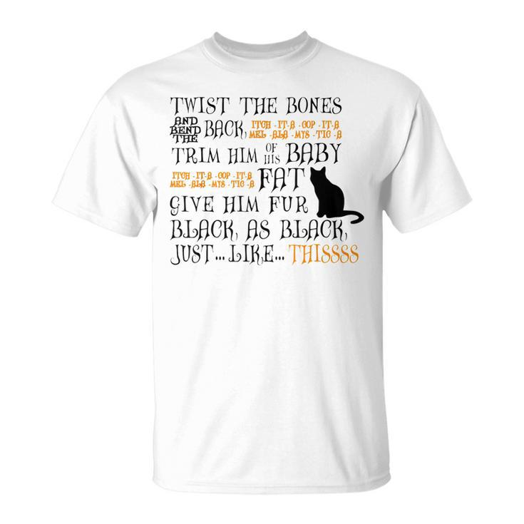 Twist The Bones & Bend The Back Halloween Hocus Pocus T-shirt