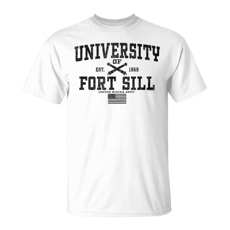 University Of Fort Sill Us Army Artillery School Oklahoma Unisex T-Shirt