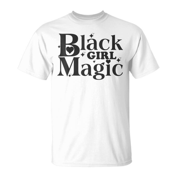 Vintage Afro Black Girl Magic Black History Retro Melanin T-Shirt