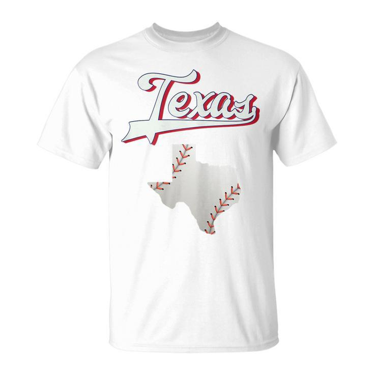 Vintage Texas Baseball Game Day Ranger Gift For Womens Unisex T-Shirt