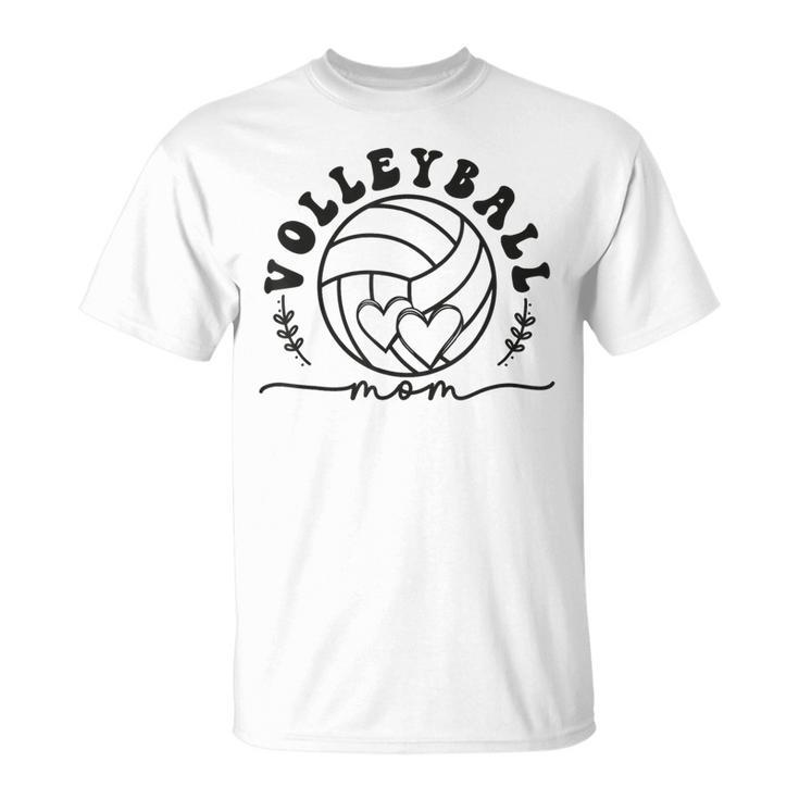 Volleyball Mom For Women Matching Volleyball Players Team  Unisex T-Shirt