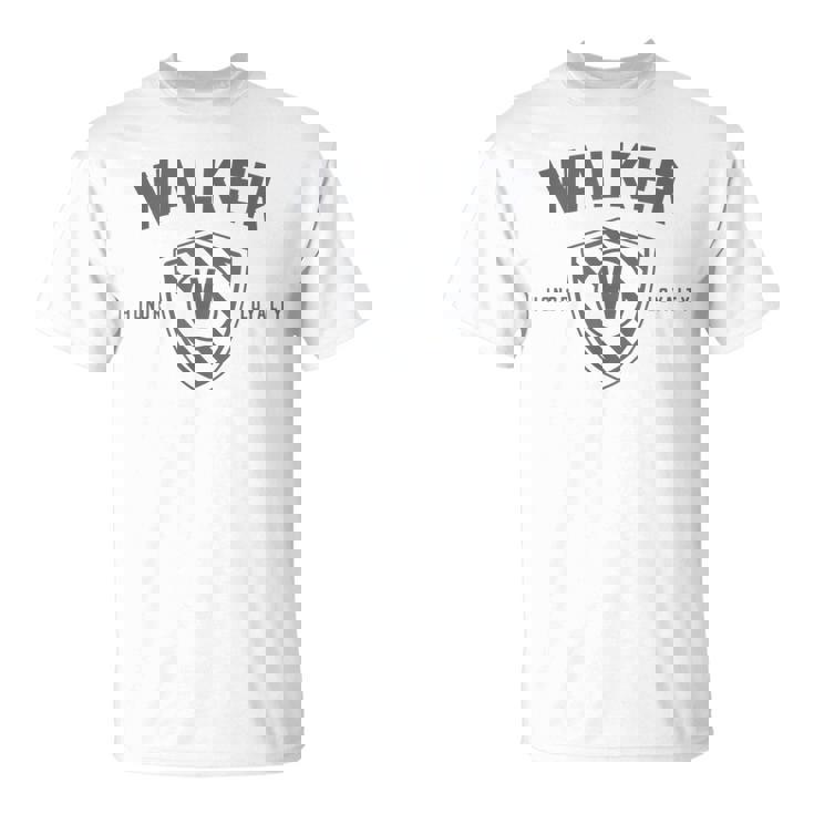 Walker Family Shield  Last Name Crest Matching Reunion Unisex T-Shirt