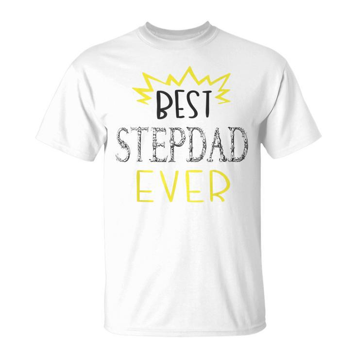 Worlds Best Step Dad Husband Gift For Mens Unisex T-Shirt