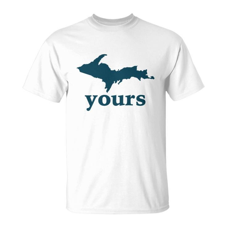 Up Yours Michigan Upper Peninsula Apparel Tshirt T-shirt