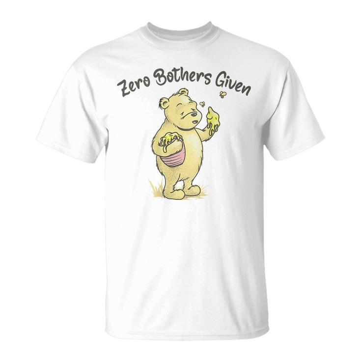 Zero Brothers Given Bear On Back  Unisex T-Shirt