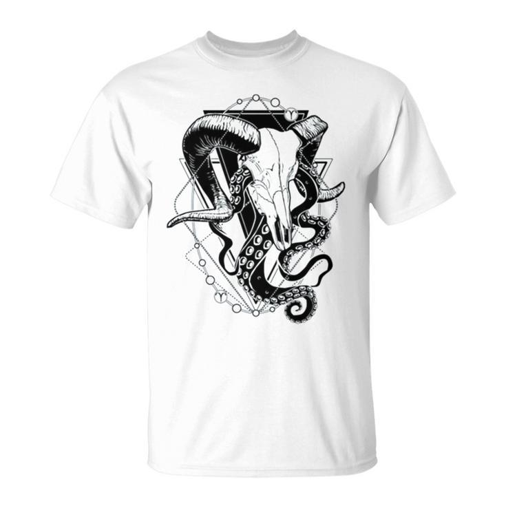 Zodiac Dead Aries &Amp Tentacles Unisex T-Shirt