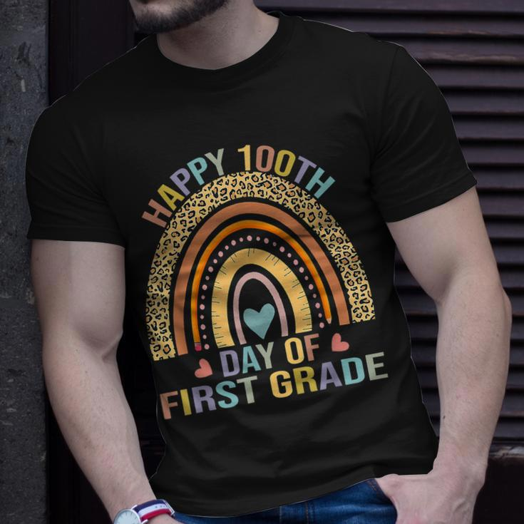 100 Days Of First Grade School Teacher Smarter Rainbow T-Shirt Gifts for Him