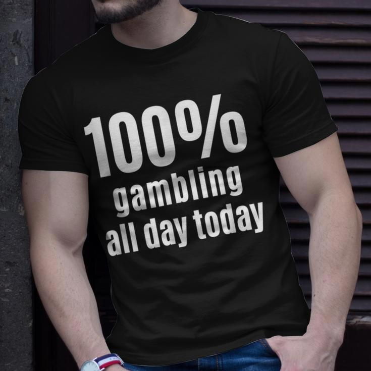 100 Lustiges Gambler- Und Wettspiel Für Den Ganzen Tag T-Shirt Geschenke für Ihn