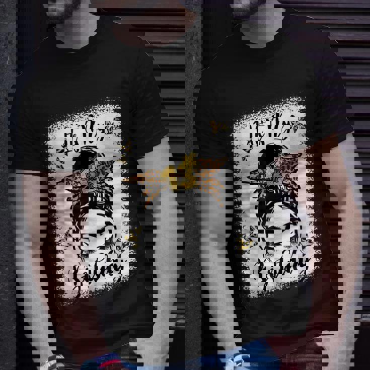 13Th Birthday Decorations Girl Messy Bun 13 Years Old Bday Unisex T-Shirt Gifts for Him