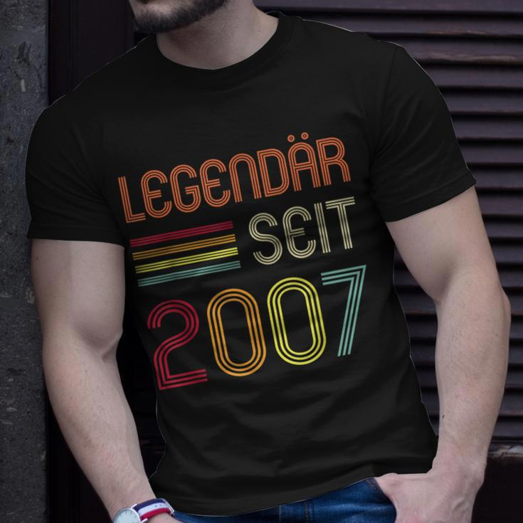 15 Geburtstag Legendär Seit 2007 Geschenk T-Shirt Geschenke für Ihn