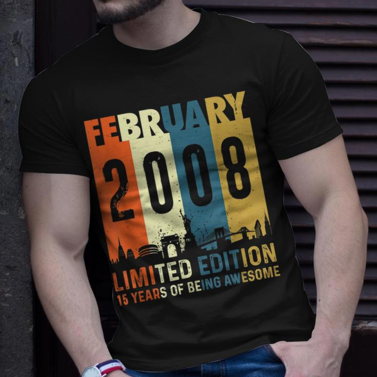 15 Limitierte Auflage Hergestellt Im Februar 2008 15 T-Shirt Geschenke für Ihn