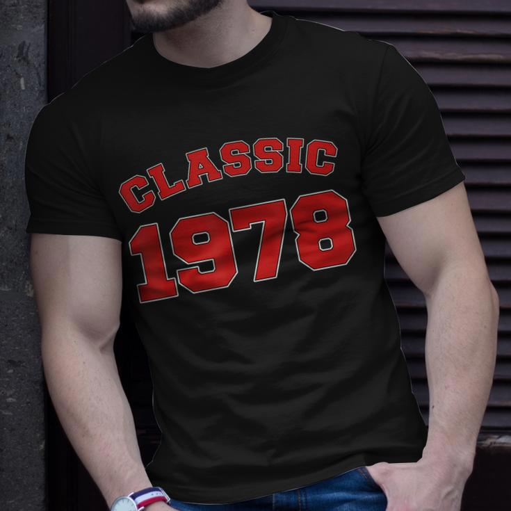 1978 Klassisches 42 Jahre Alt Geburtstag T-Shirt für Männer & Frauen Geschenke für Ihn