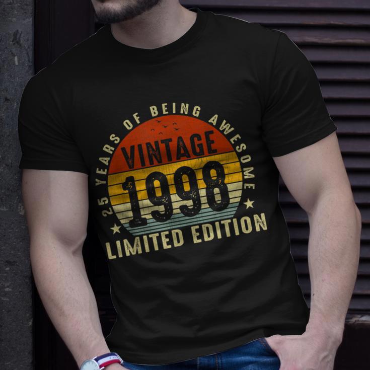 1998 Limitierte Auflage 25 Jahre Perfektion T-Shirt, 25. Geburtstag Tee Geschenke für Ihn