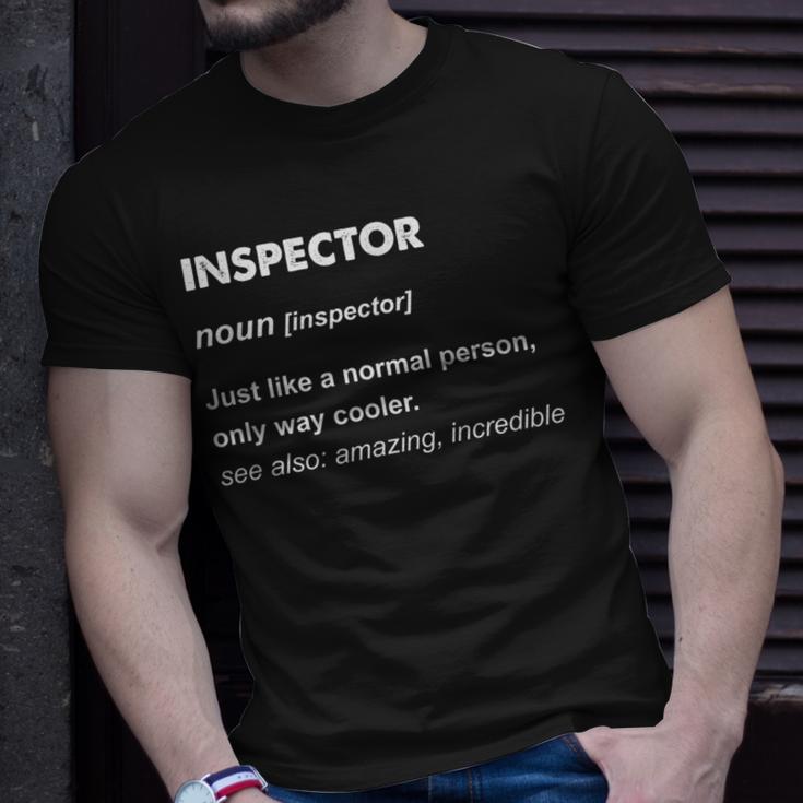 Inspector  V2 Men Women T-shirt Graphic Print Casual Unisex Tee