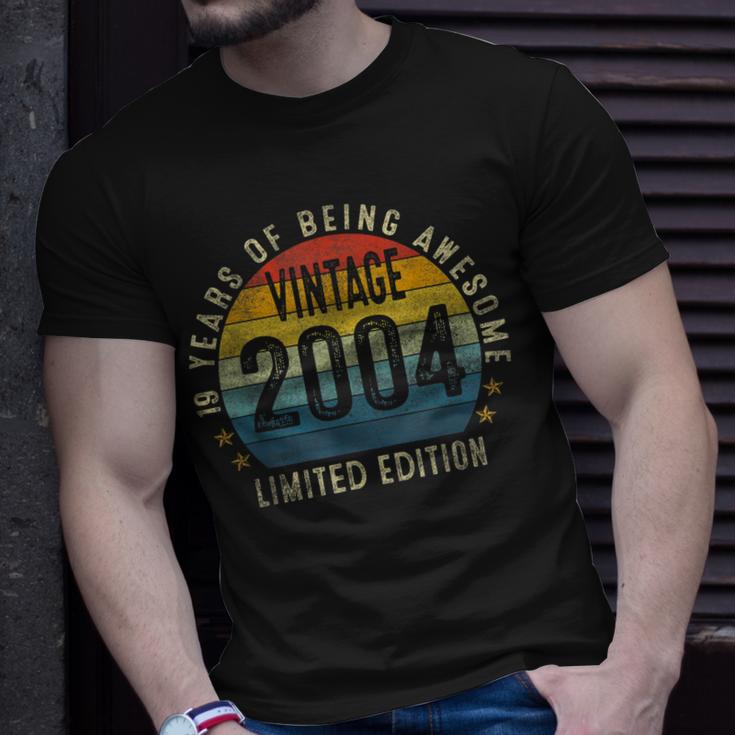 Vintage 2004 Limited Edition 18Th Birthday 18 Years Old Gift  Men Women T-shirt Graphic Print Casual Unisex Tee