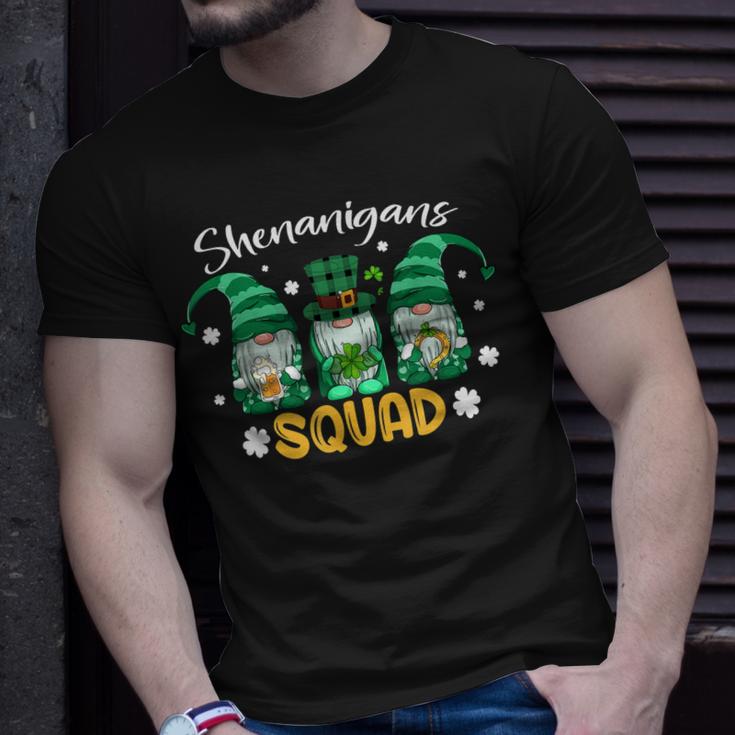 Shenanigans Squad St Patricks Day Gnomes Green Proud Irish  V2 Unisex T-Shirt