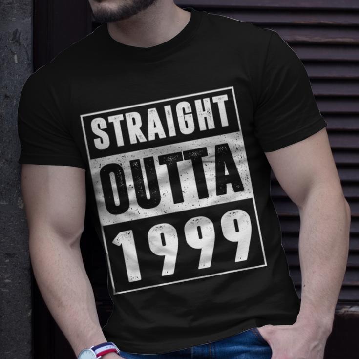 Straight Outta 1999 Vintage 22 Years Old 22Nd Birthday Gifts Unisex T-Shirt