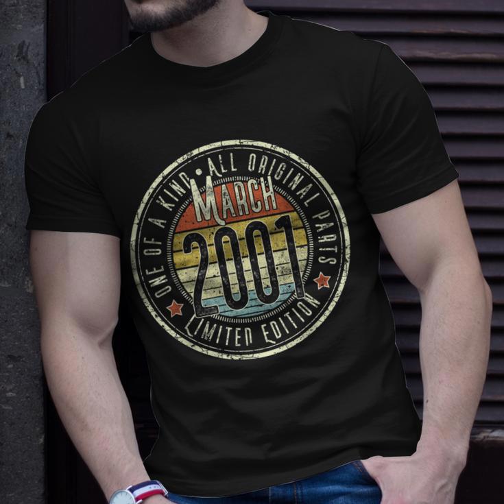 21 Geburtstag 21 März 2001 Limitierte Auflage T-Shirt Geschenke für Ihn