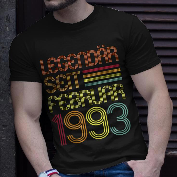 30 Geburtstag Vintage 30 Jahre Legendär Seit Februar 1993 T-Shirt Geschenke für Ihn