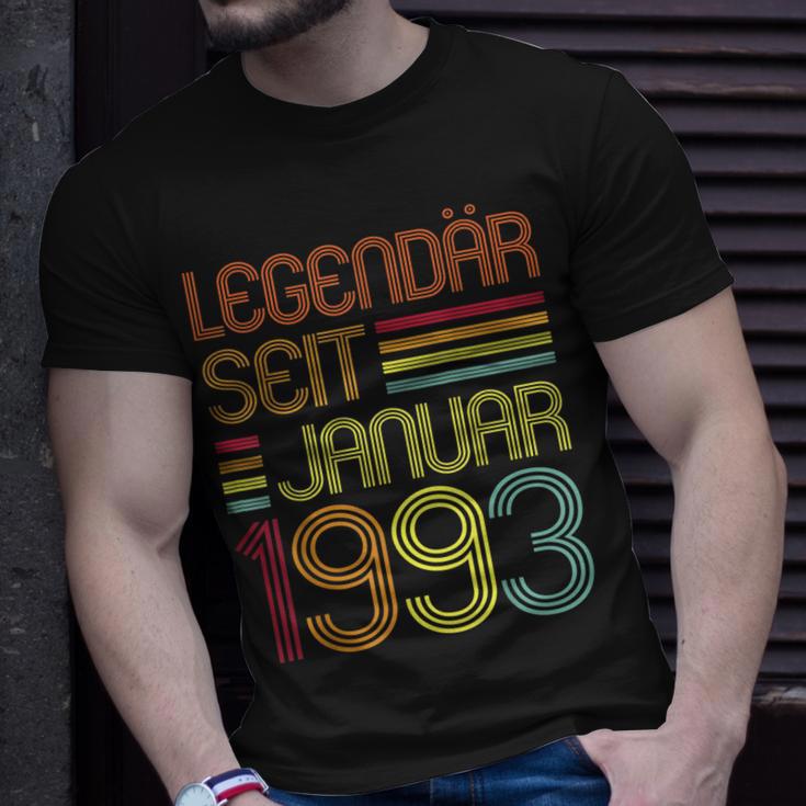 30 Geburtstag Vintage 30 Jahre Legendär Seit Januar 1993 T-Shirt Geschenke für Ihn