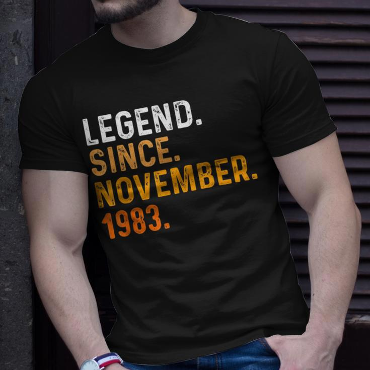 39. Geburtstag T-Shirt, Legende seit November 1983 Geschenke für Ihn