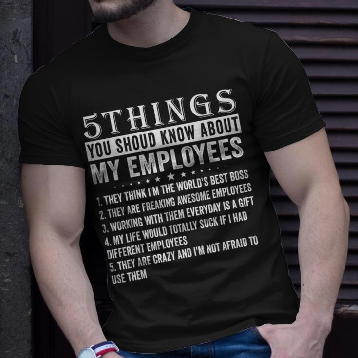 5 Things You Should Know About My Employees Job T-Shirt Gifts for Him