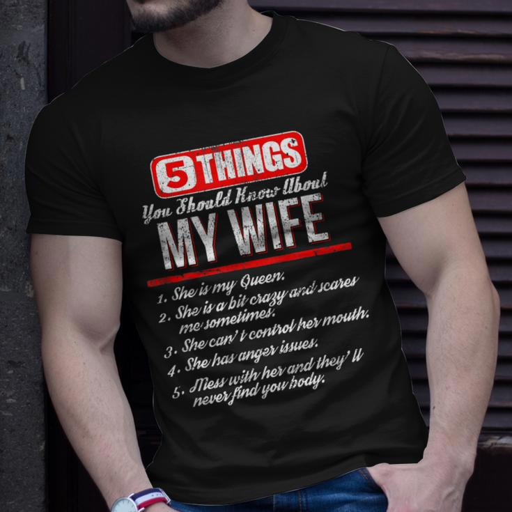 5 Things You Should Know About My Wife Best T-Shirt Gifts for Him