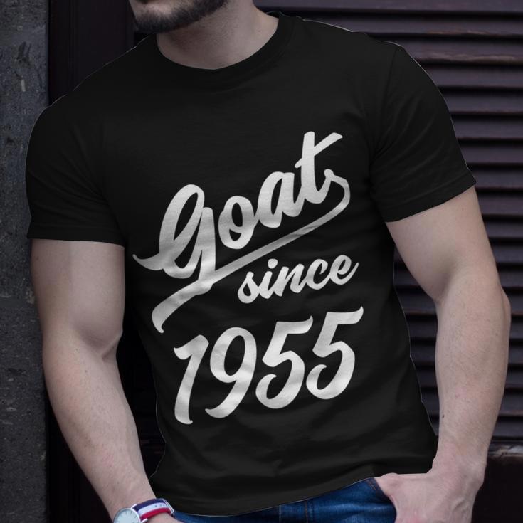 67 Geburtstag 67 Jahre Alte Ziege Seit 1955 T-Shirt Geschenke für Ihn