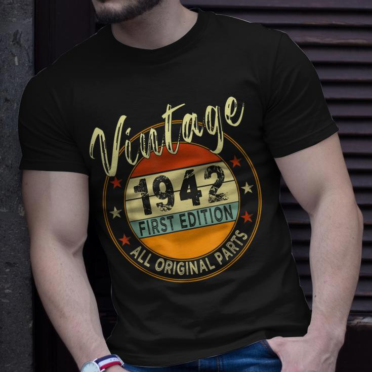 80 Geburtstag Farben Geboren Im Jahr 1942 80 Jahre Vintage T-Shirt Geschenke für Ihn