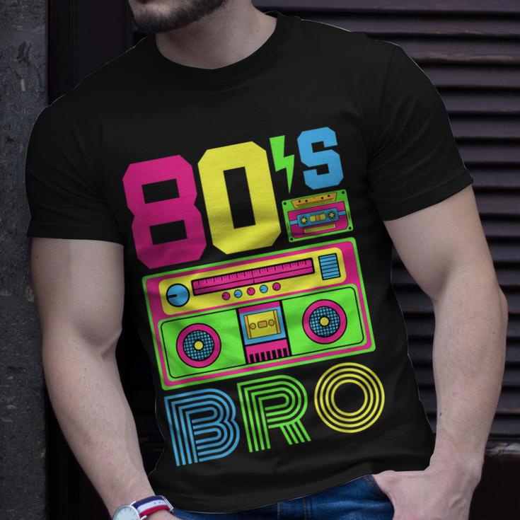 80S Bro 1980S Fashion 80 Theme Party Outfit Eighties Costume T-Shirt Gifts for Him