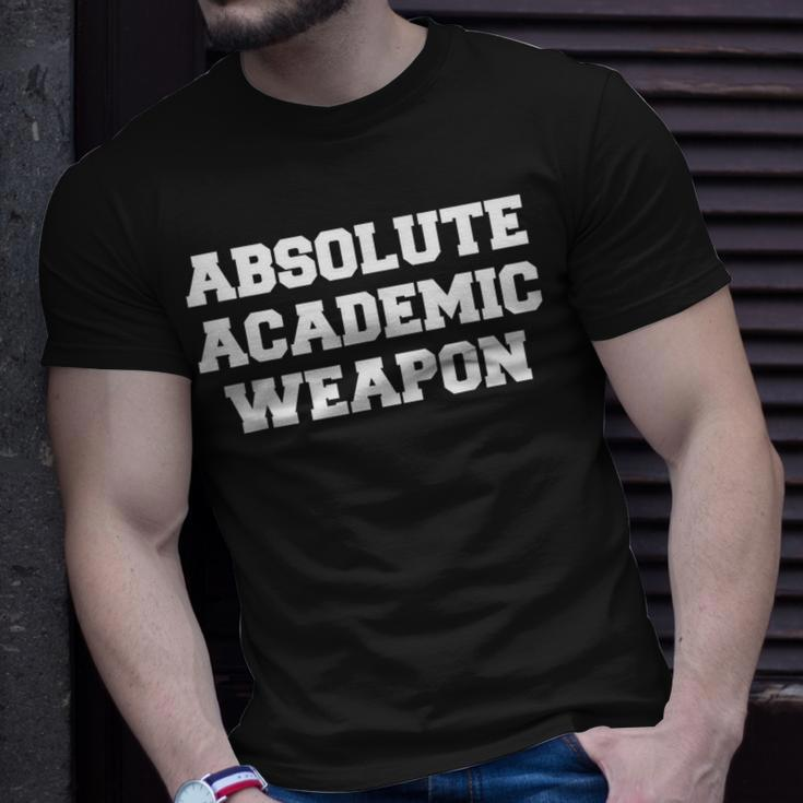 Absolute Academic Weapon Academic T-shirt Gifts for Him