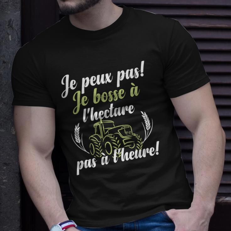Agriculteurs Je Peux Pas T-Shirt Geschenke für Ihn