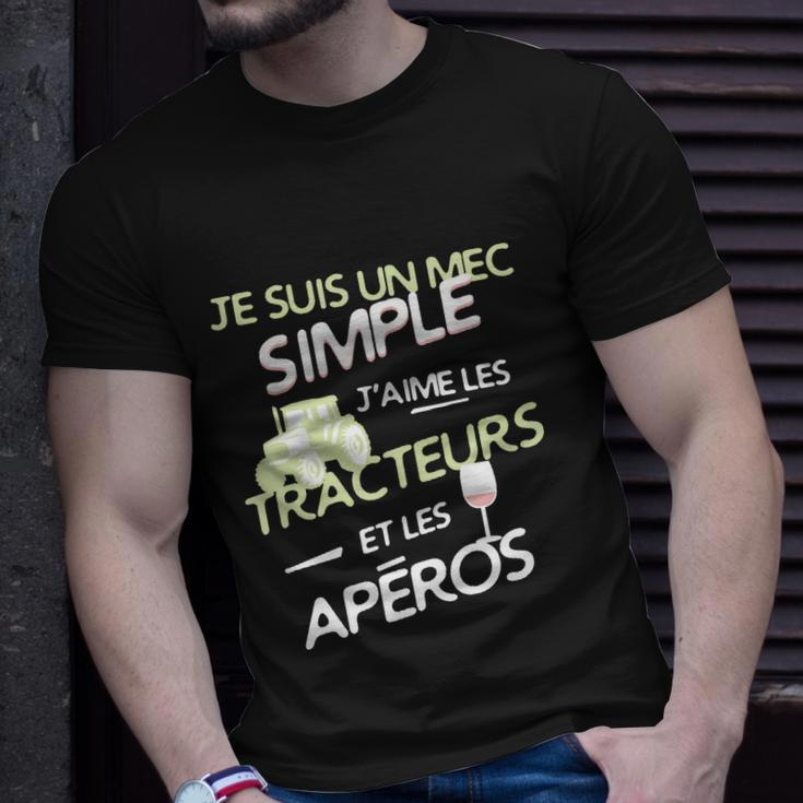 Agriculteurs Un Mec Simple T-Shirt Geschenke für Ihn