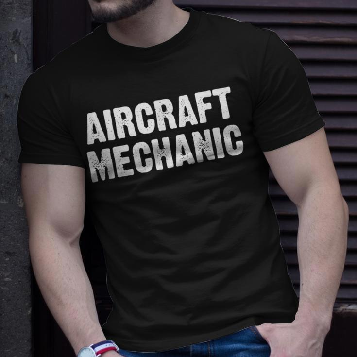 Aircraft Mechanic Tools Funny Unisex T-Shirt Gifts for Him