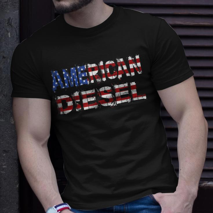 American Diesel Diesel Life Mechanic Roll Coal Unisex T-Shirt Gifts for Him