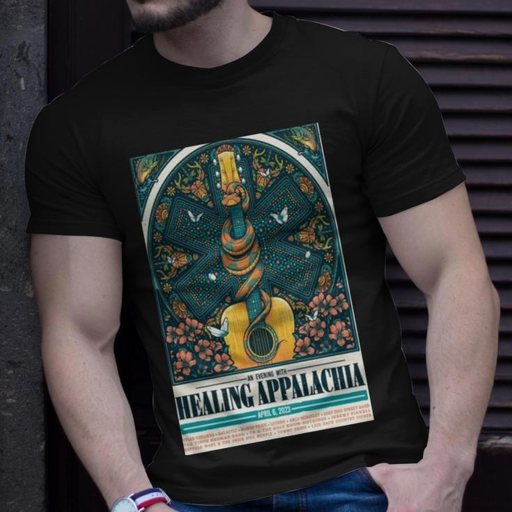 An Evening With Healing Appalachia Music Festival April 6 Unisex T-Shirt Gifts for Him