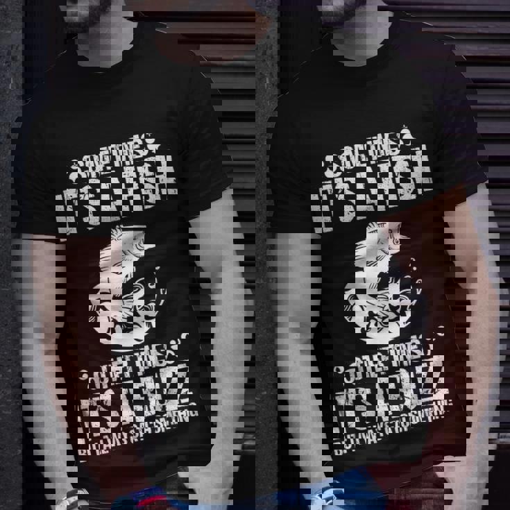 Angeln Herren T-Shirt mit Lustigem Spruch für Fischer, Opa & Papa Geschenke für Ihn