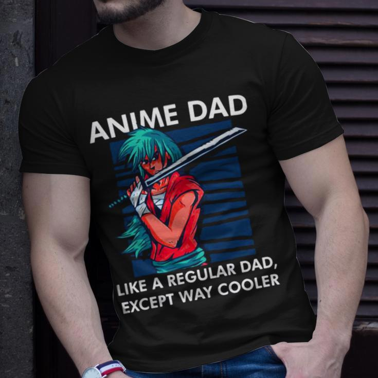 Anime Dad Cute Anime Guy Manga Art Lover Unisex T-Shirt Gifts for Him
