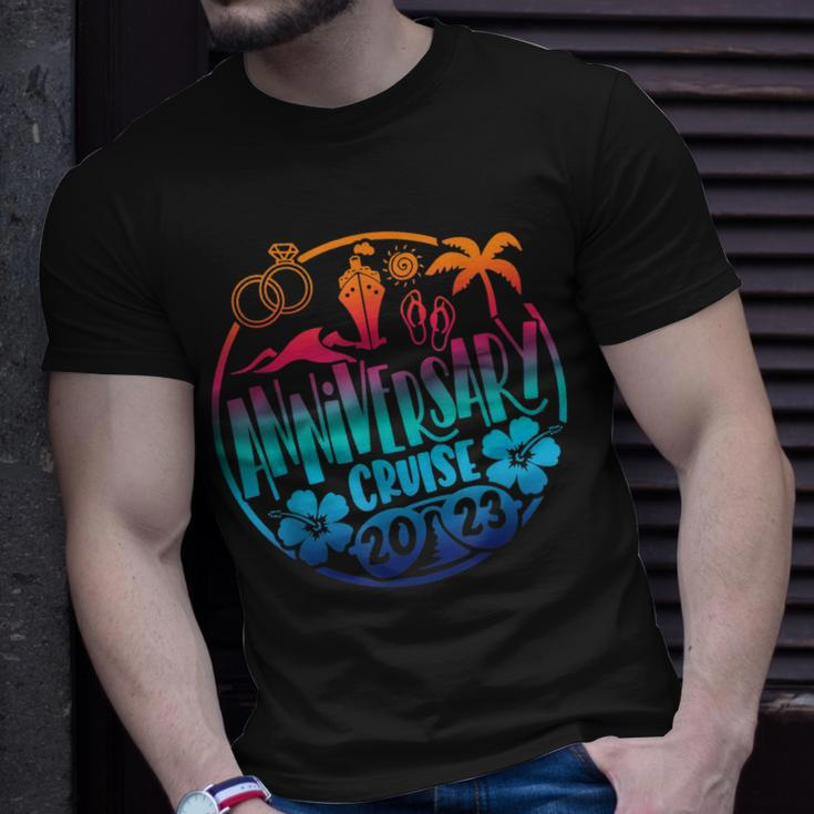 Anniversary Cruise 2023 Tie Dye Marriage Anniversary T-Shirt Gifts for Him