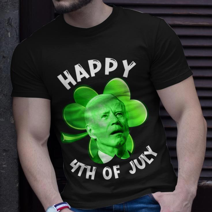 Anti Biden Happy 4Th Of July Patricks Day Biden T-Shirt Gifts for Him