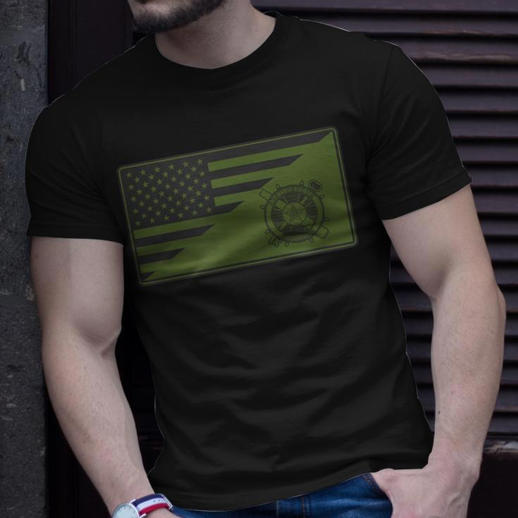 Army Logistics Branch American Flag Unisex T-Shirt Gifts for Him