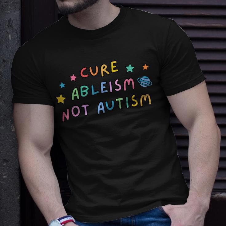 Autism Awareness Cure Ableism Not Autism T-Shirt Gifts for Him