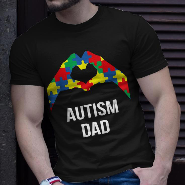 Autism Dad Its Ok To Be Different Autism Awareness Month Unisex T-Shirt Gifts for Him