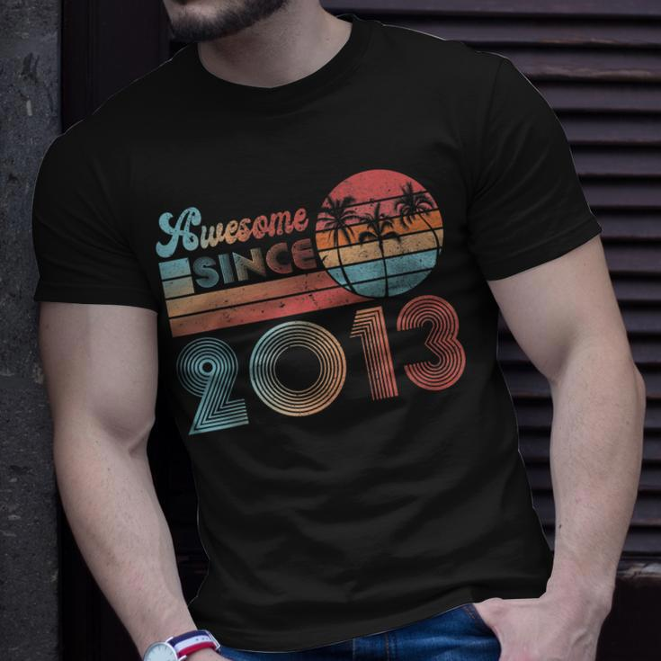 Awesome Since 2013 10 Years Old 10Th Birthday T-Shirt Gifts for Him
